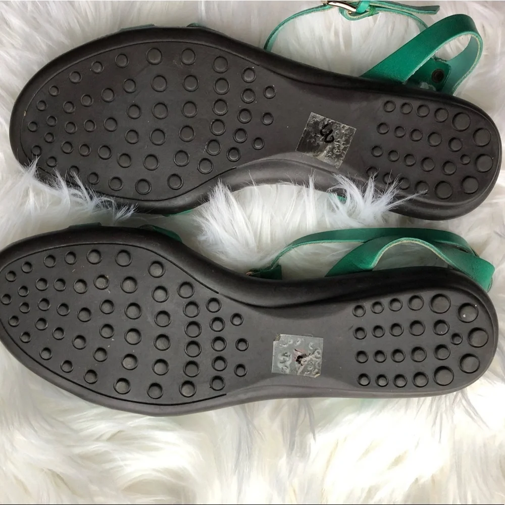 Patrizzia motta turquoise sandals size 39